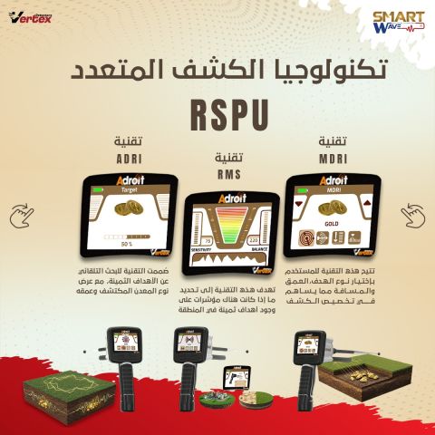 جهاز  Adroit افضل و اصغر جهاز لكشف الكنوز و الدفاىن و الفراغات و  3